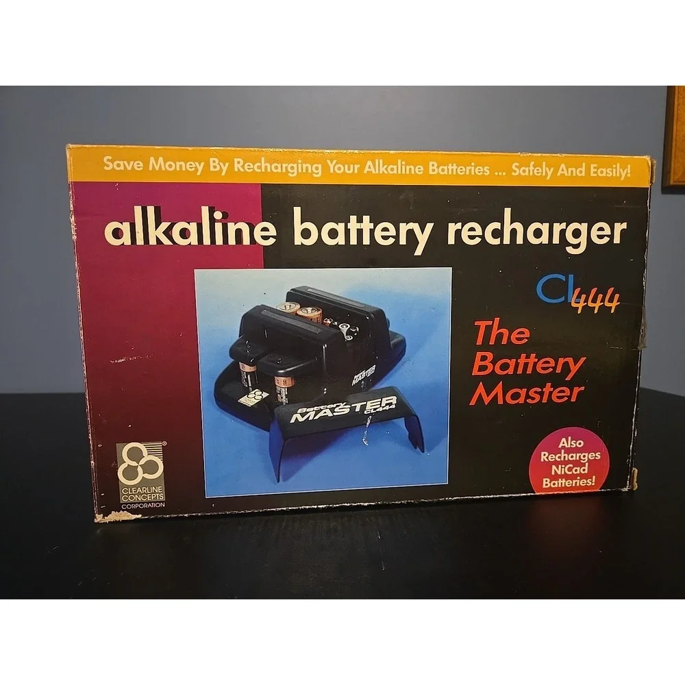 clear concepts alkaline battery Recharger The Battery Master CL444